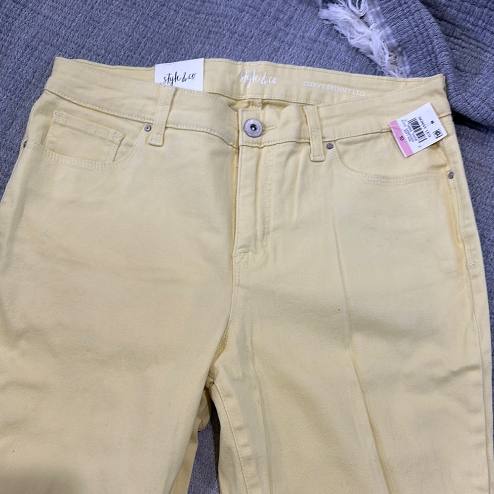 Style & Co. Women's Yellow Jeans